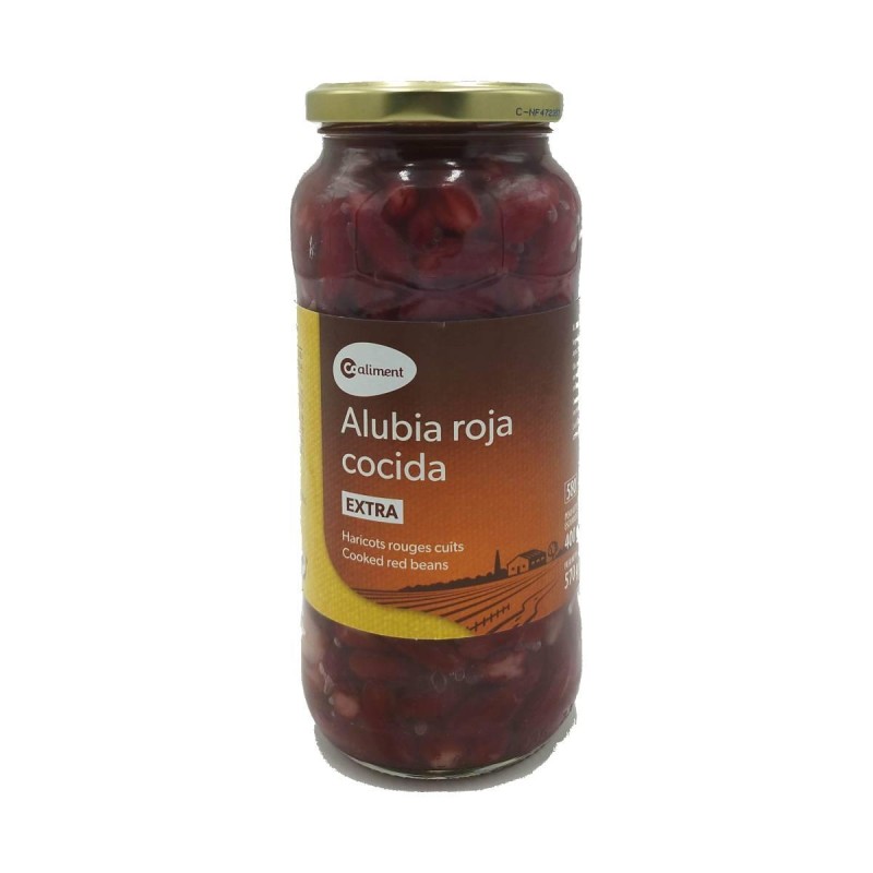 Alubia roja cocida 570g