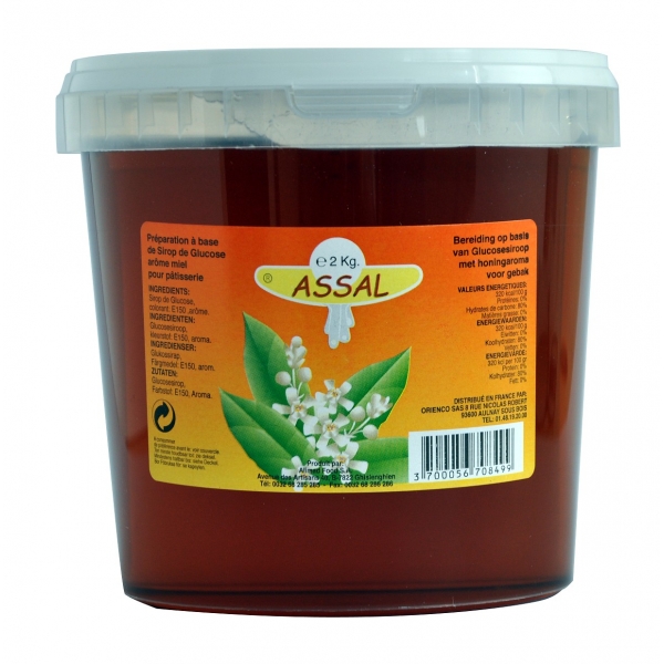 Assal sirope de glucosa aroma miel 2kg