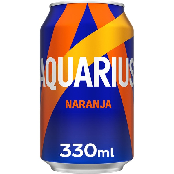Aquarius de naranja lata 330ml