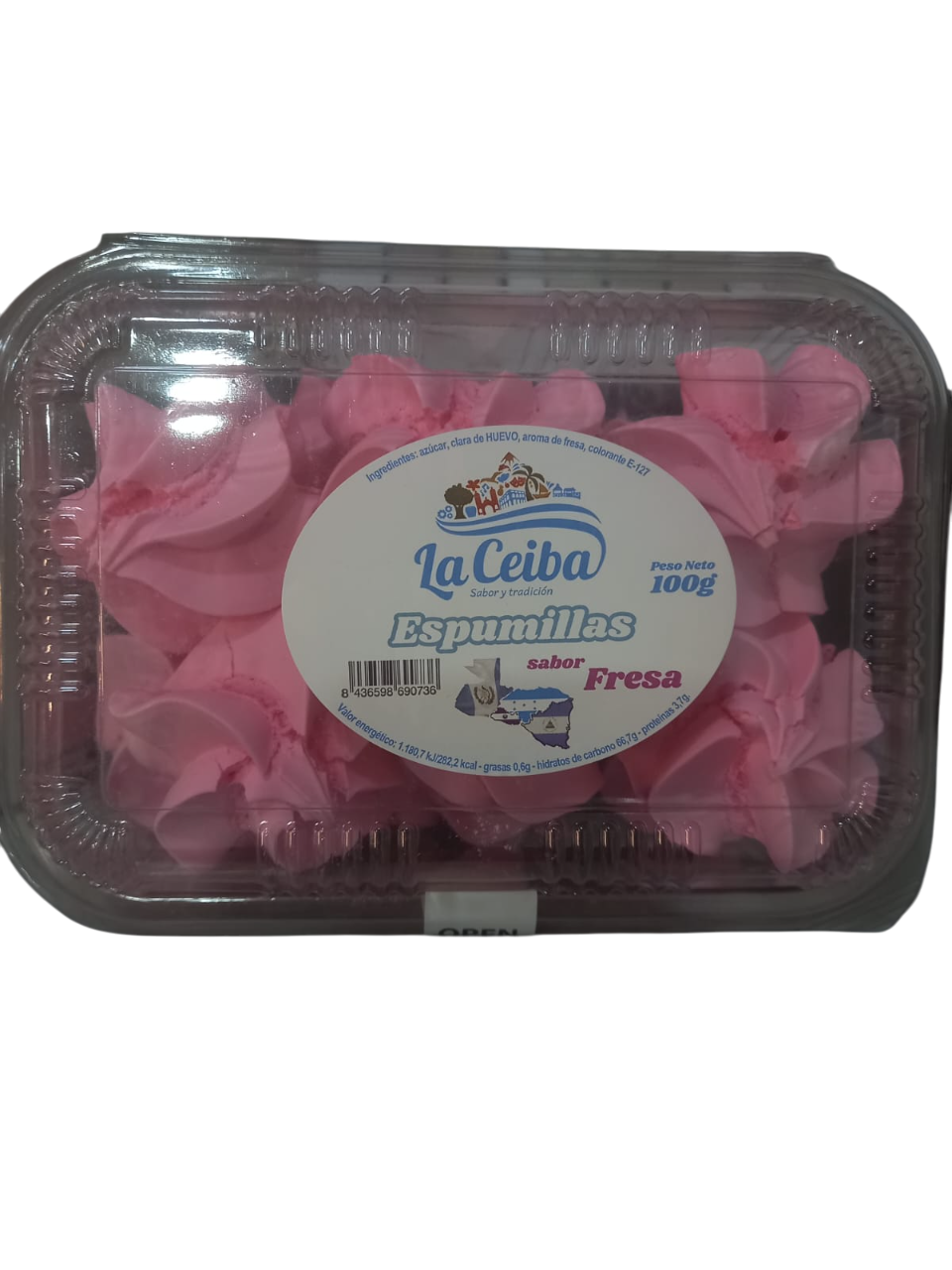 Espumillas de fresa La Ceiba Grande