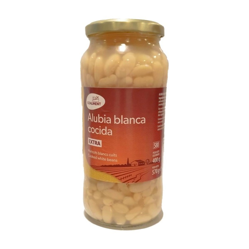 Alubia blanca cocida 570g