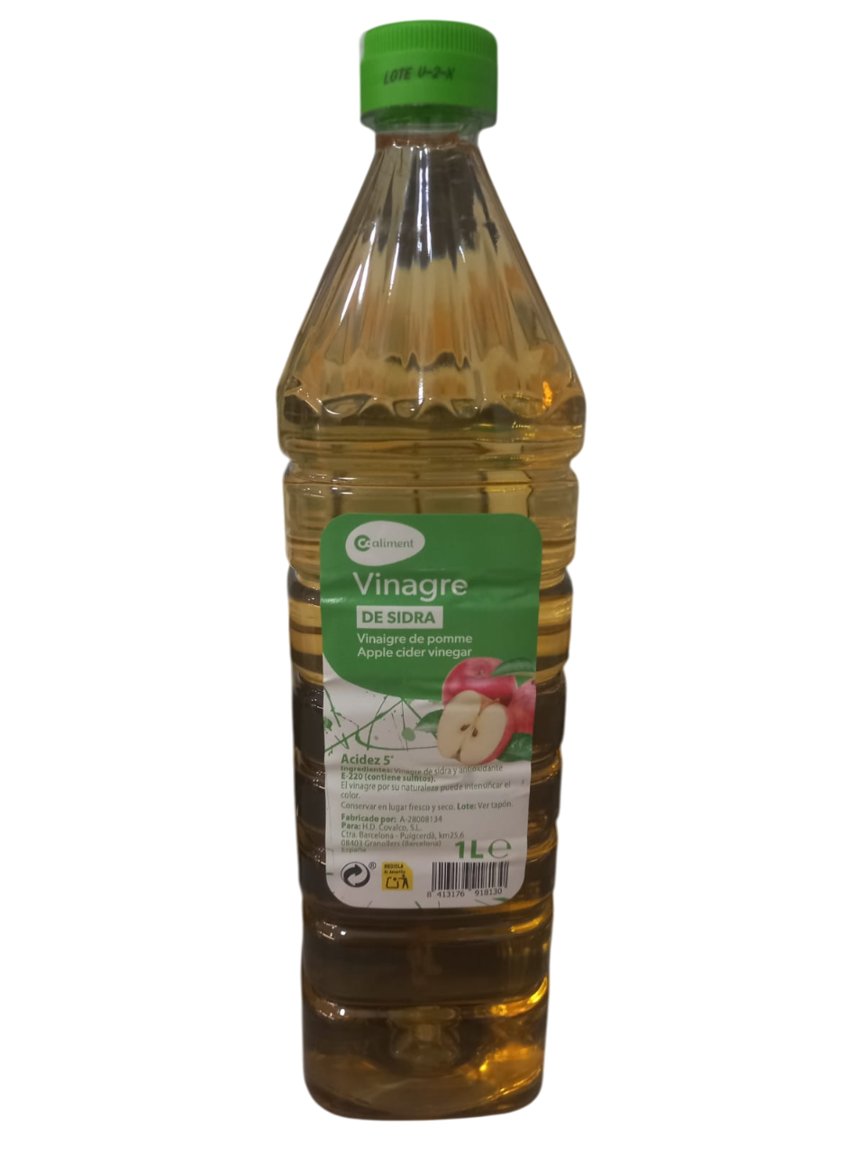 Vinagre de sidra de manzana 1L