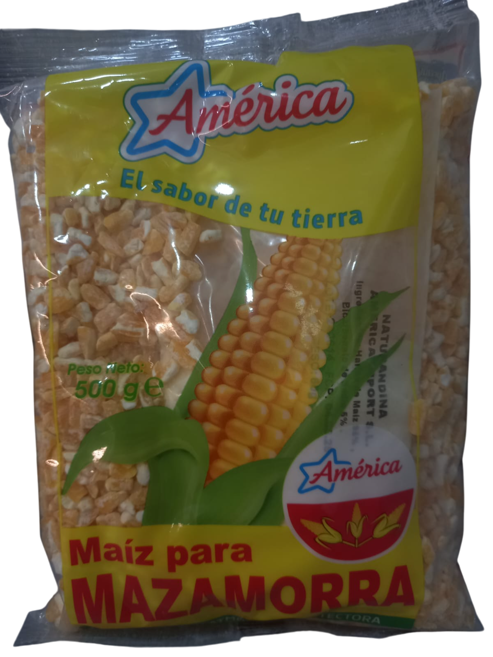 Maíz para mazamorra amarilla 500g