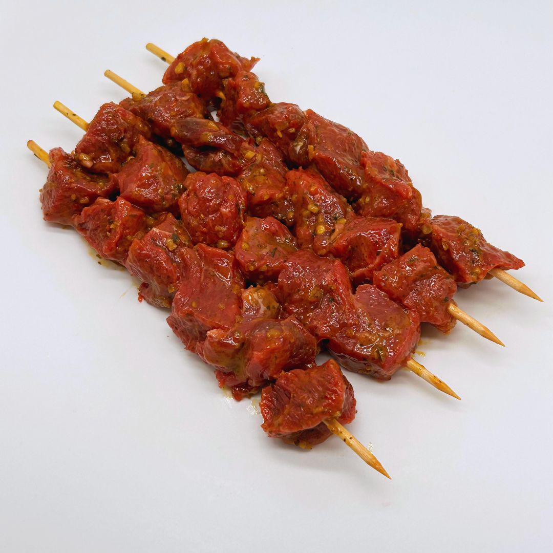 Pinchos adobados de ternera (€/kg)
