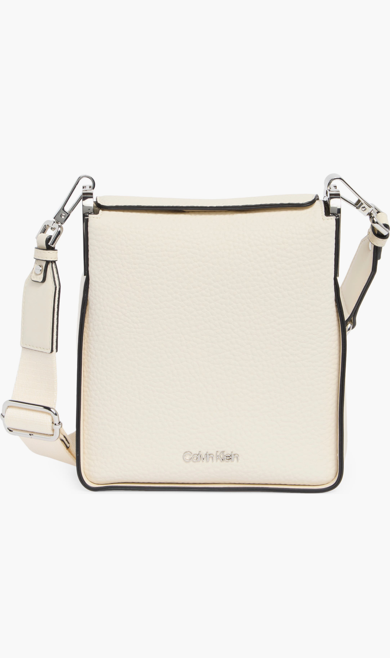 Calvin Klein. Bolso blanco