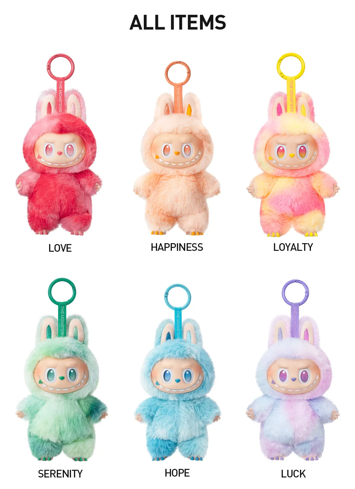 The monsters. Peluche con clip