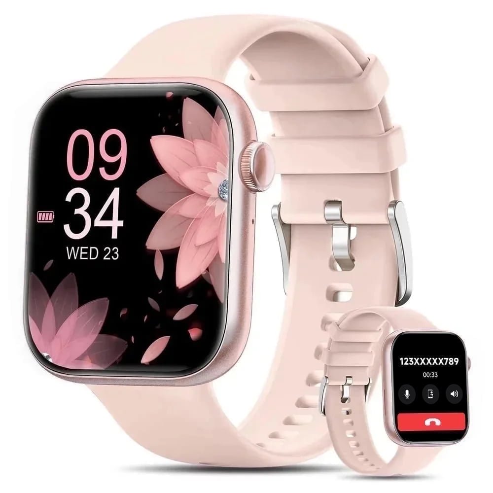 Reloj inteligente rosa. Mingdaln 2025.