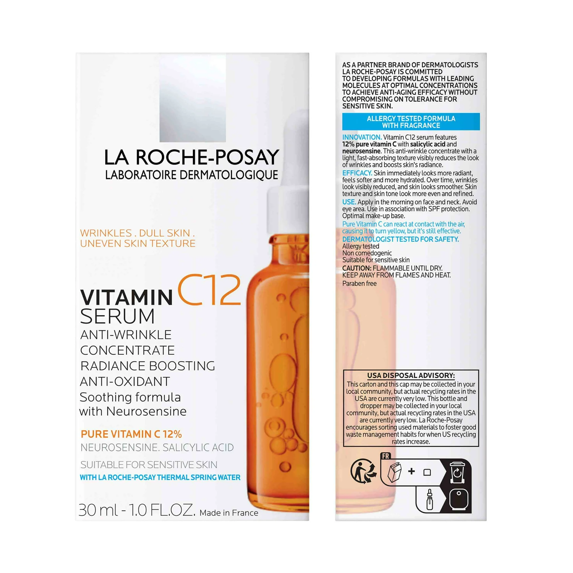 La Roche-Posay Suero Vitamina C12. 