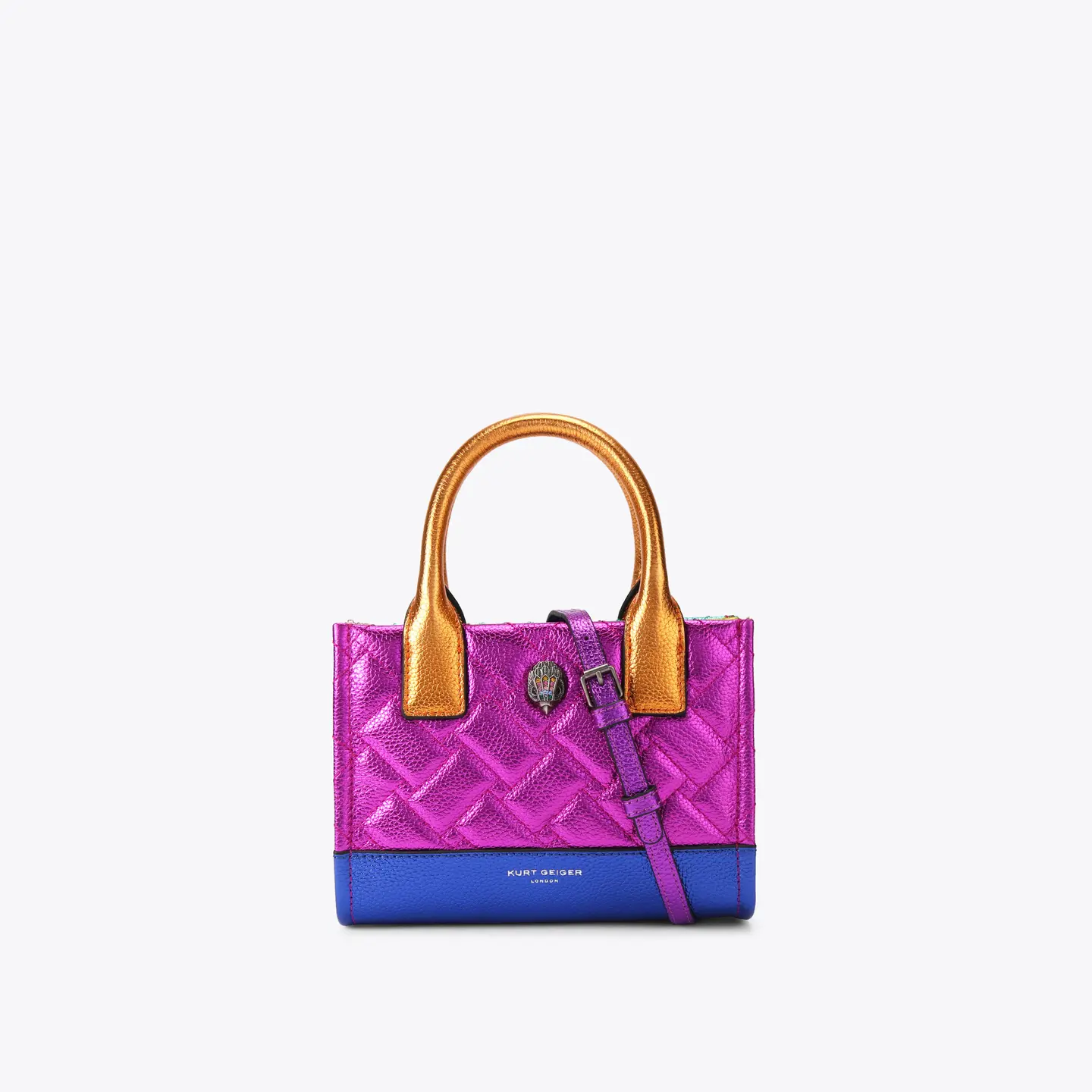 KURT GEIGER LONDON. Bolso de mano multicolor.