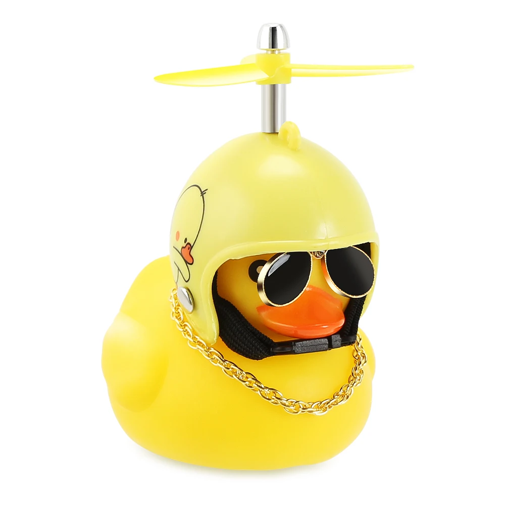 Patito de goma con estilo