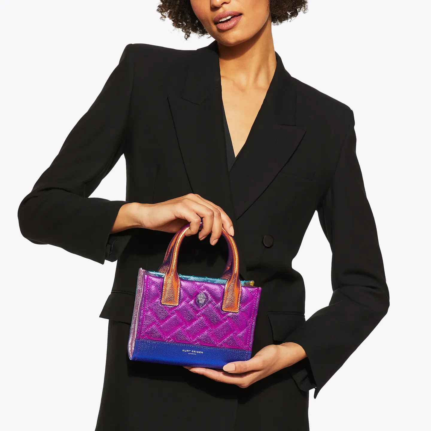 KURT GEIGER LONDON. Bolso de mano multicolor.