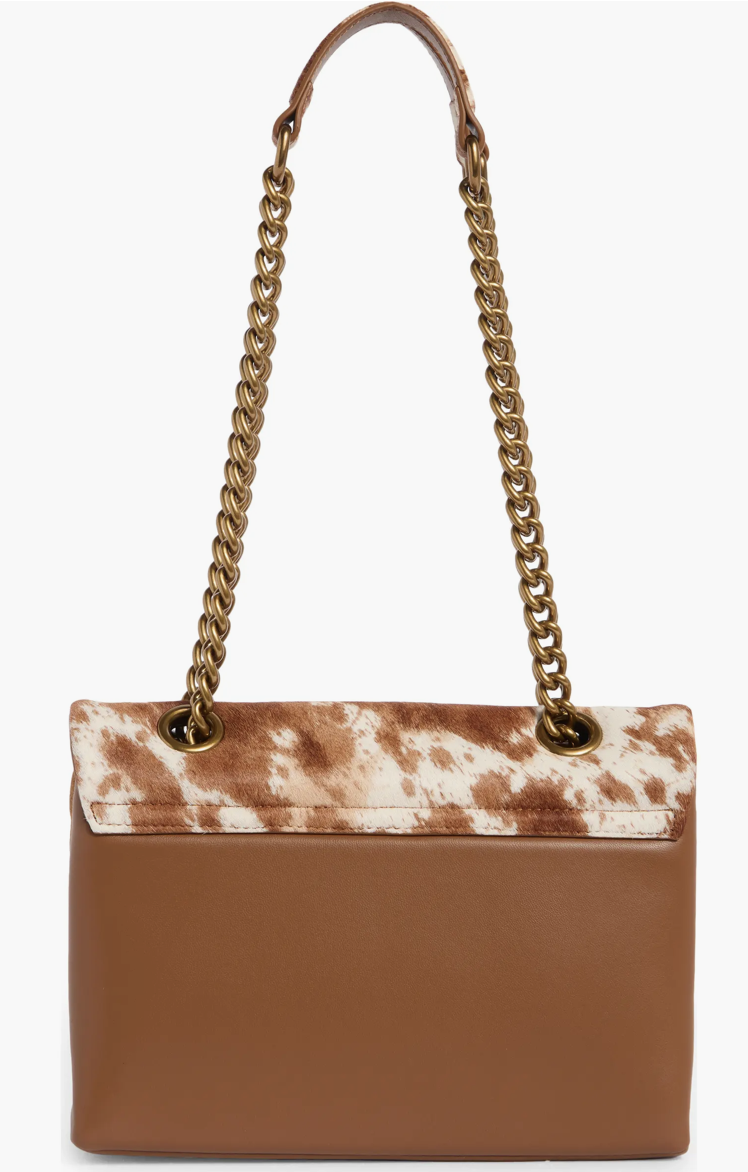 KURT GEIGER LONDON. Mini Brixton Genuine Calf Hair Crossbody Bag