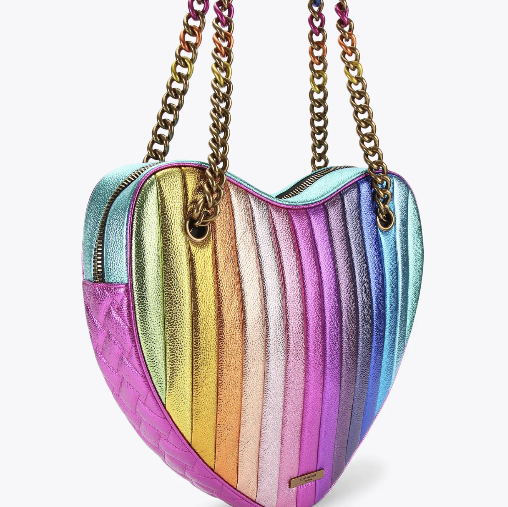 Kurt Geiger London. Large Kensington Heart Bag 