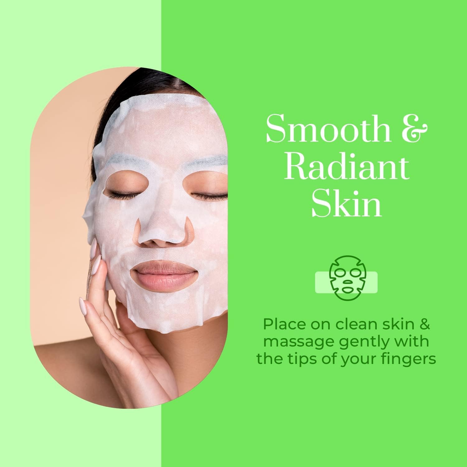 Clear Beauty. Mascarillas faciales de pepino y aloe