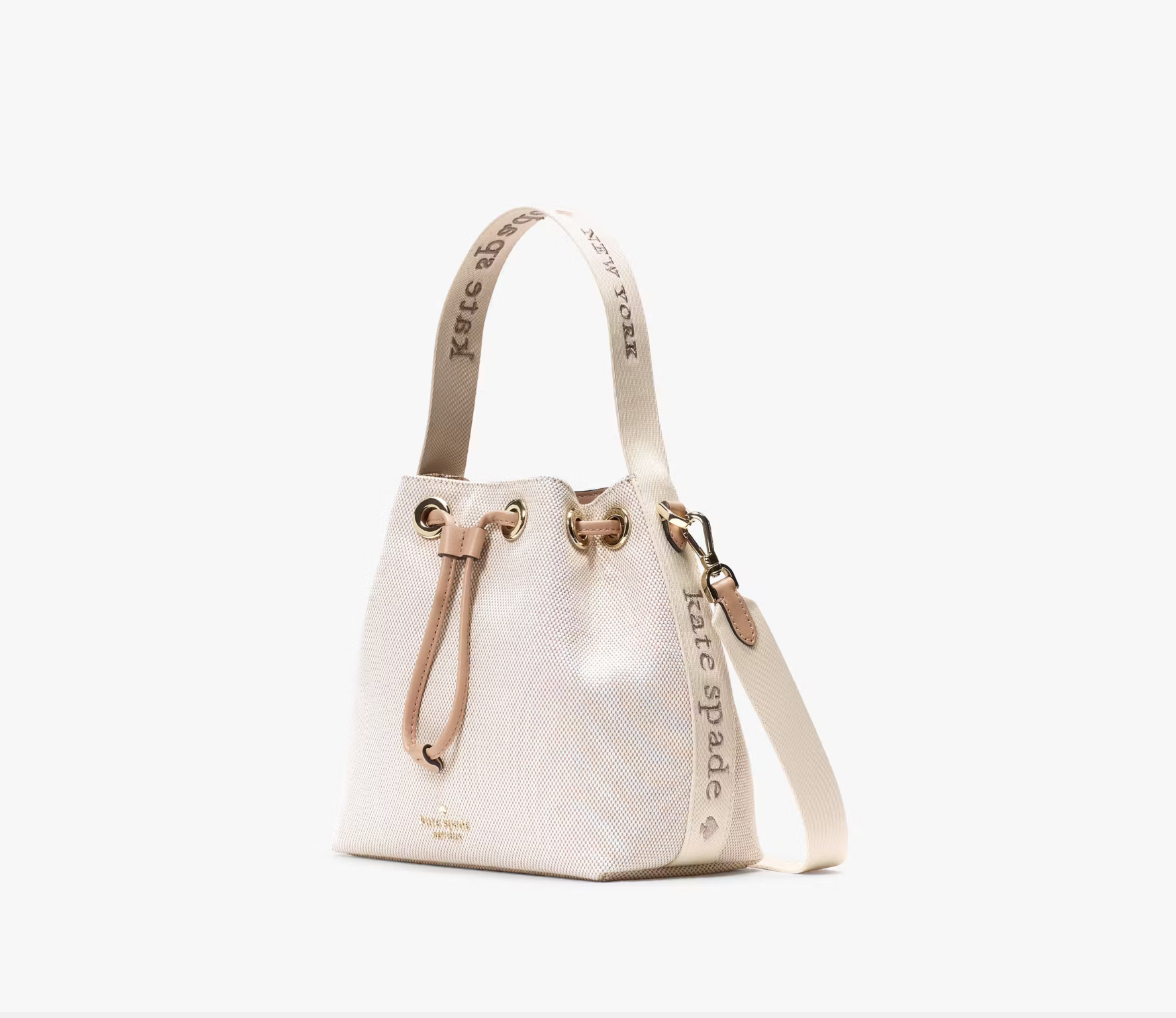 Kate Spade. Bolsa de lona tipo cubo Kip