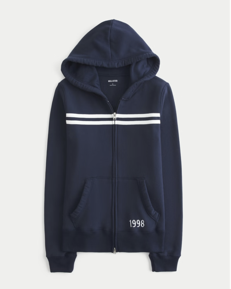 Hollister. Sudadera con capucha.
