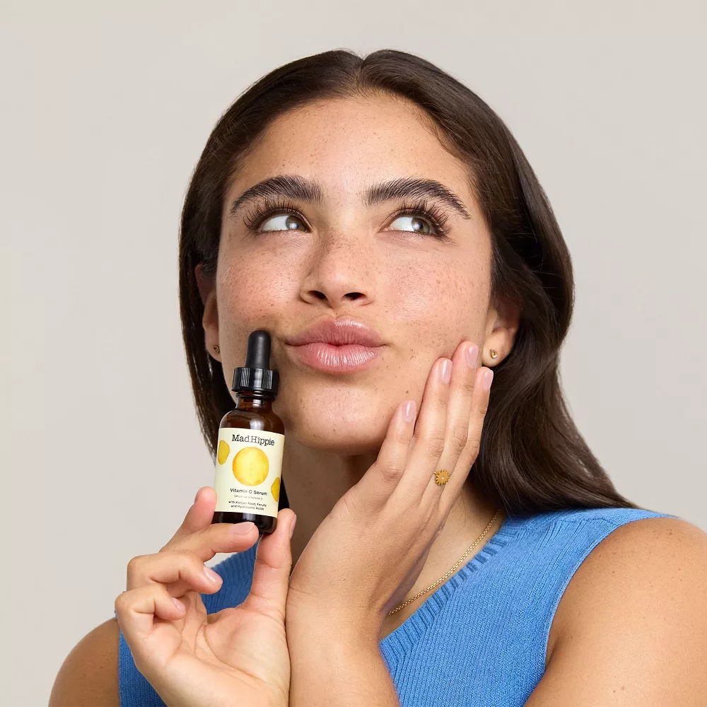 Mad Hippie con Ácido Hialurónico, Vitamina E y Ácido Ferúlico. Suero Facial con Vitamina C