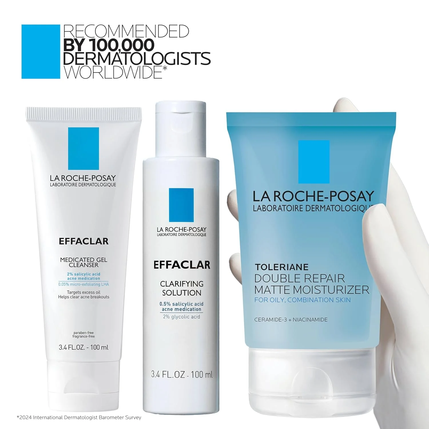 La Roche-Posay. Kit Esencial Diario Effaclar para el Acné.
