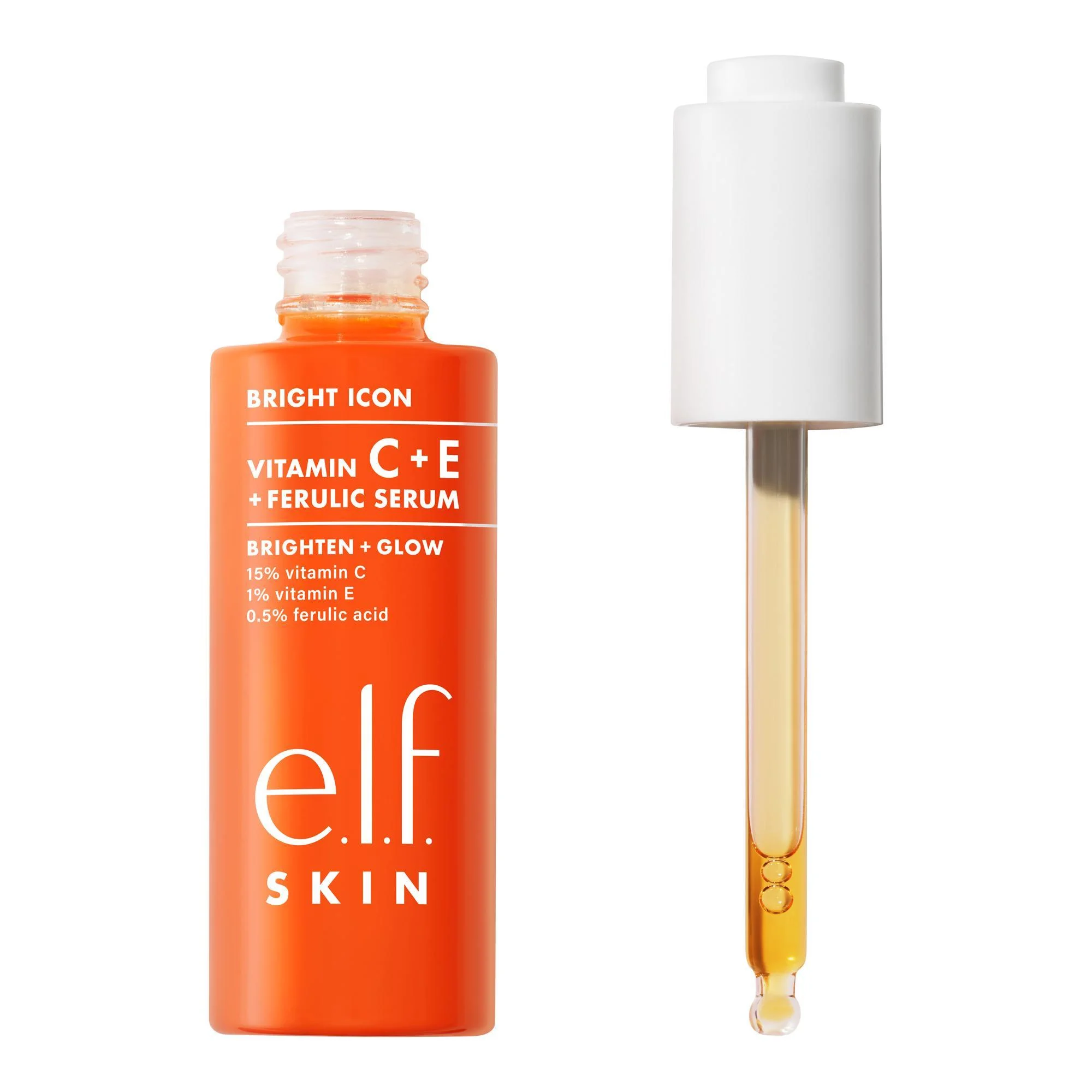 e.l.f. SKIN Bright Icon Vitamina C + E + Ácido Ferúlico - 30 ml. 