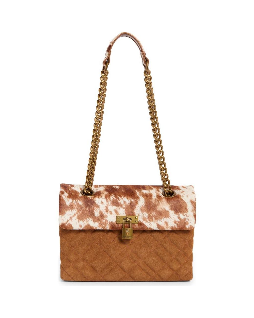 KURT GEIGER LONDON. Mini Brixton Genuine Calf Hair Crossbody Bag