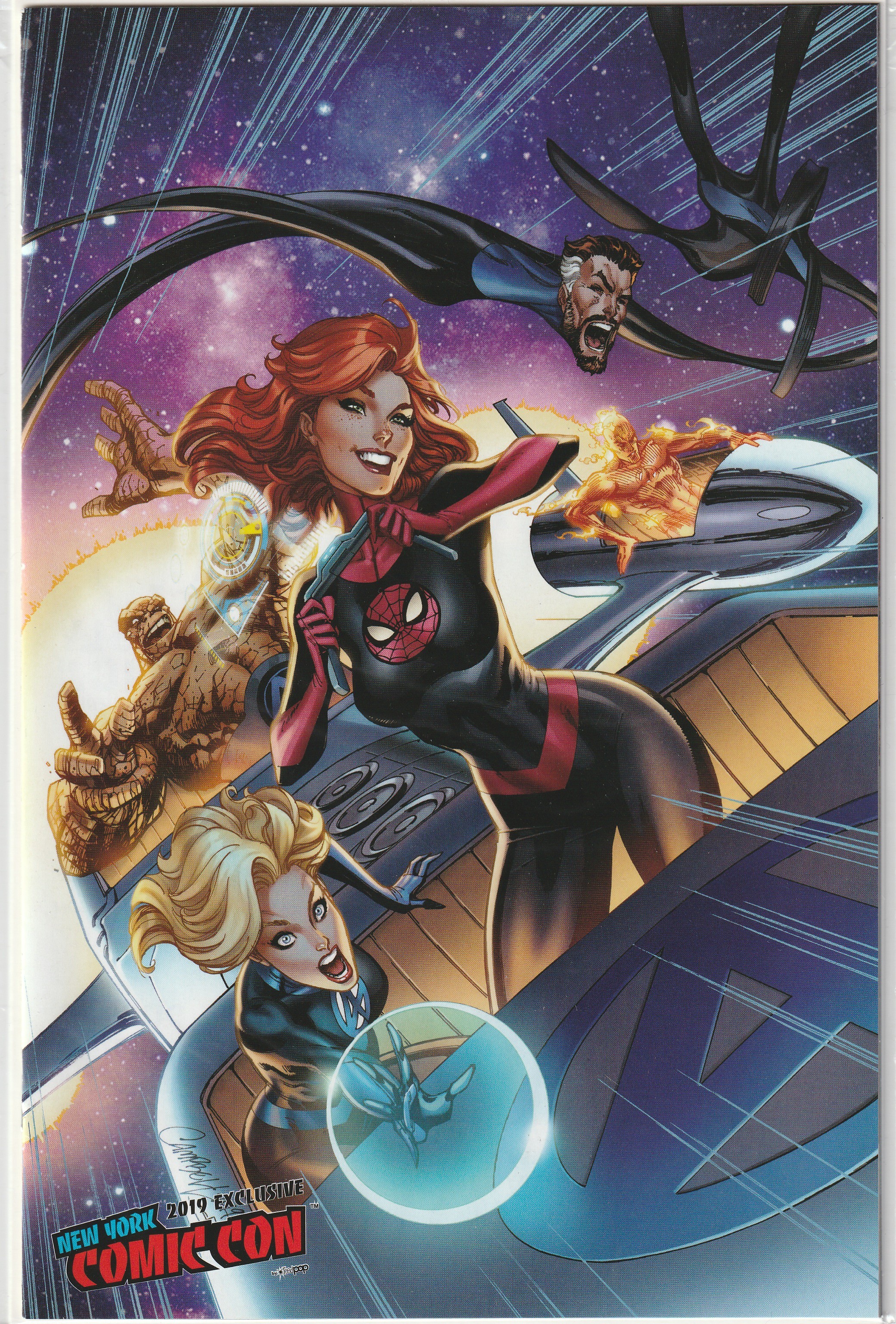 New York Comic Con 2014 Exclusive Marvel Comic Book - J Scott Campbell