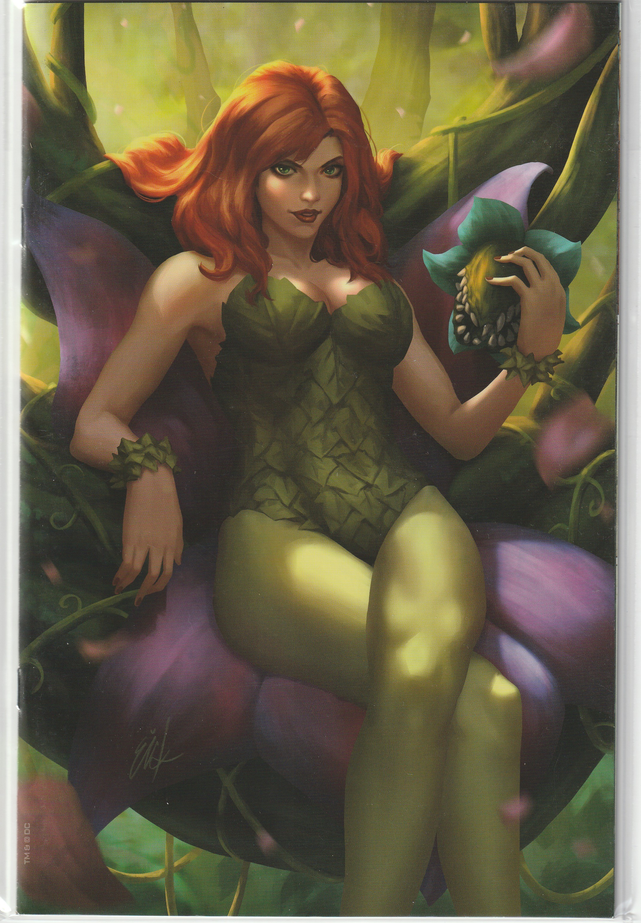 Poison Ivy Comic Book Variant Cover