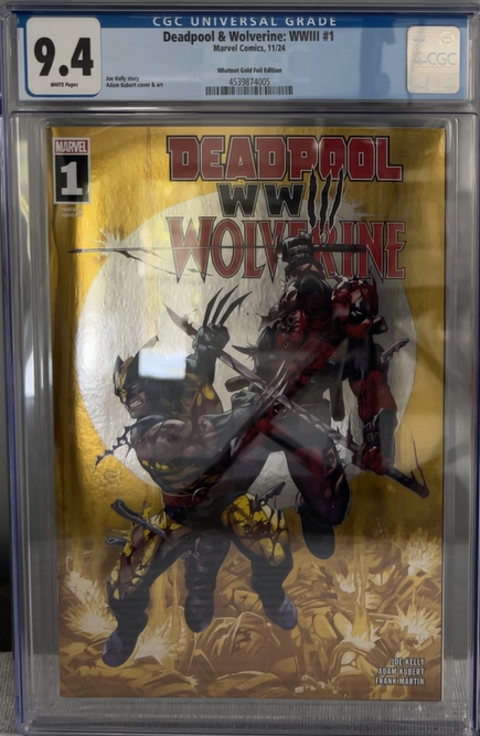 Gold Foil Deadpool & Wolverine: WWIII #1 (CGC 9.4)