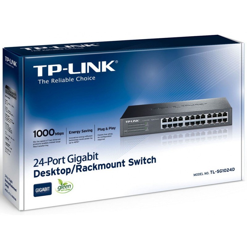 Switch Ethernet Gigabit D-Link 24Ports