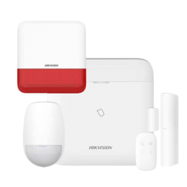 KIT ALARME AX PRO AVEC SIRÈNE EXTERNE SANS FIL HIKVISION