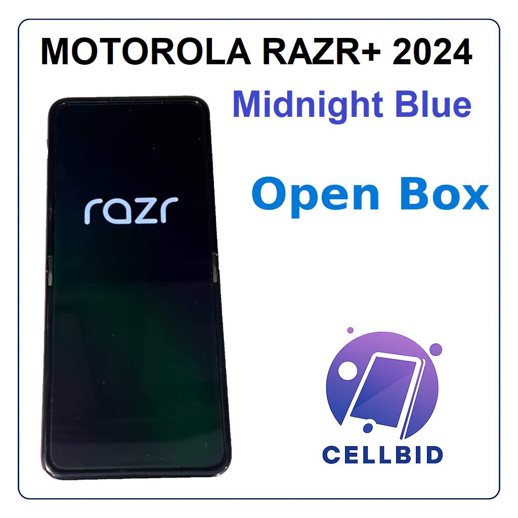 Open Box! Motorola Razr+ 256GB  Midnight Blue
