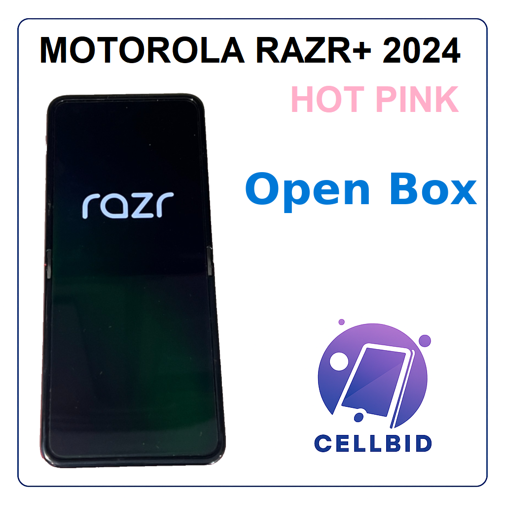 Open Box! Motorola Razr+ 256GB Hot Pink