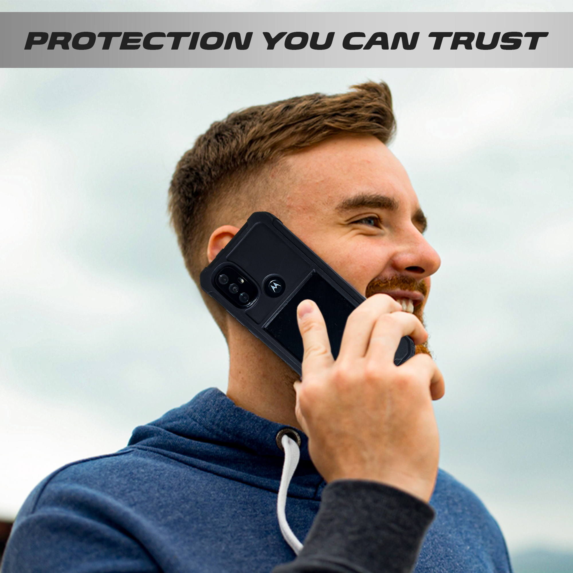 MOTOROLA G POWER (2022) CASE COVER HEAVY DUTY DROP PROOF DUAL LAYER RUGGED