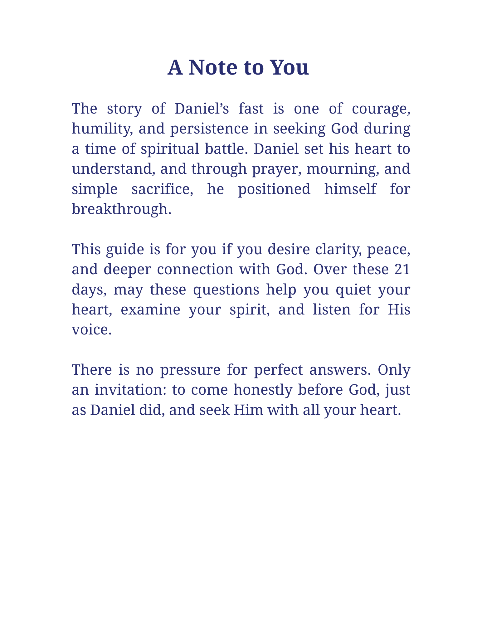 21 Days of Soulful Reflection