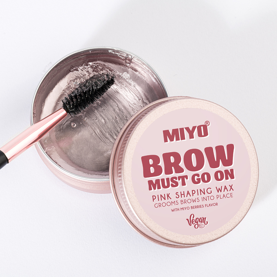 MIYO BROW WAX Brow Must Go On