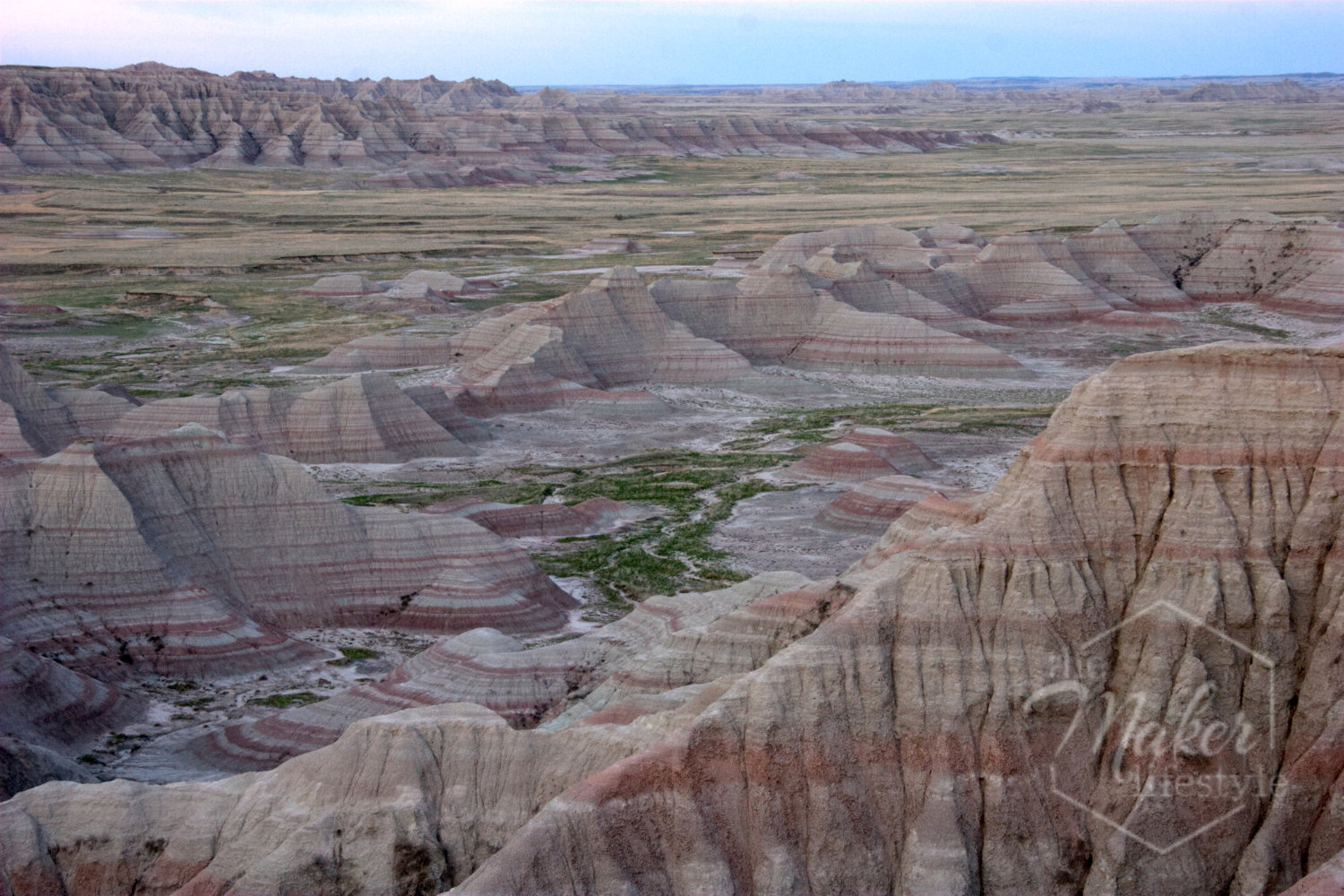 Badlands Landscape Photograph