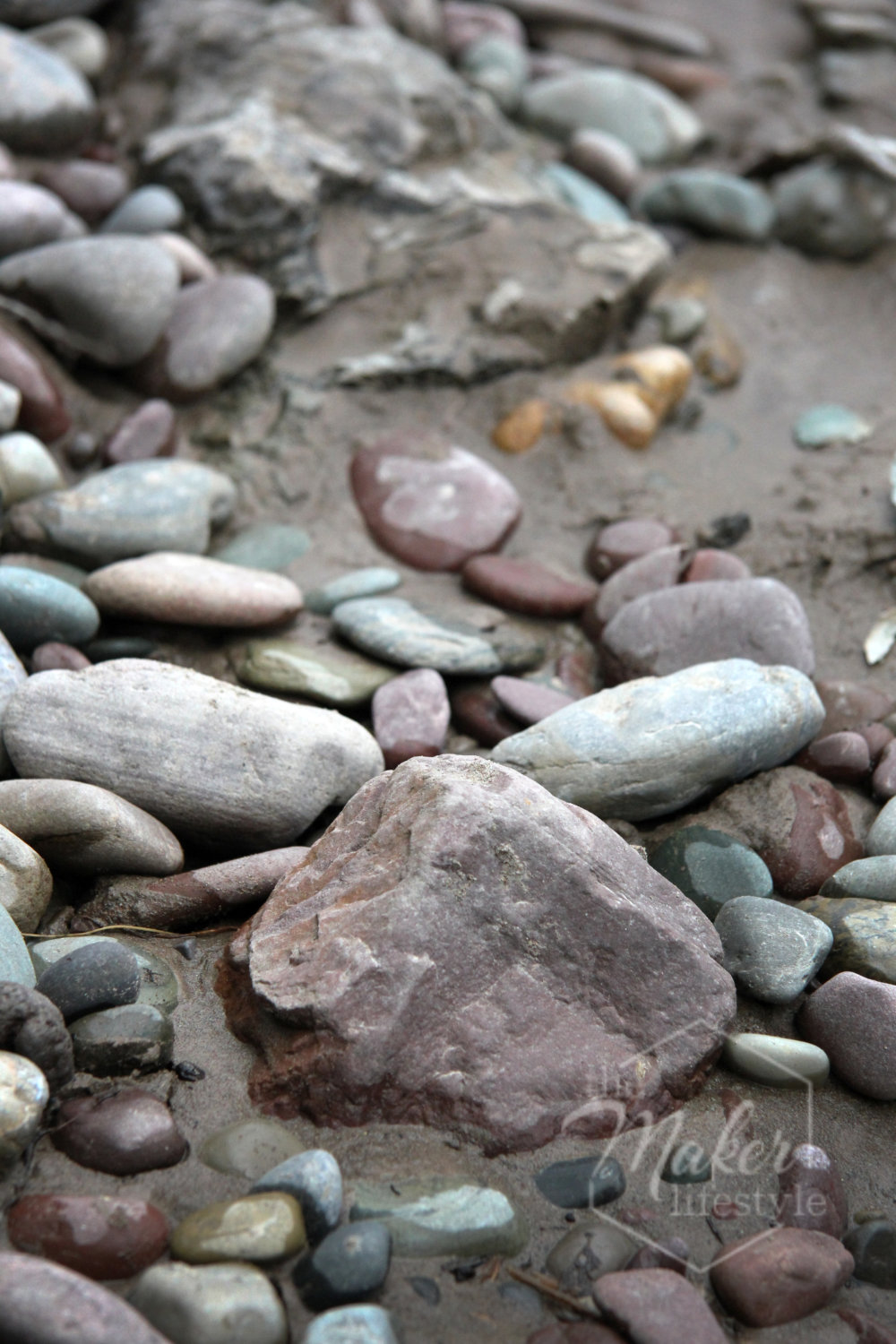 River Pebbles Photograph