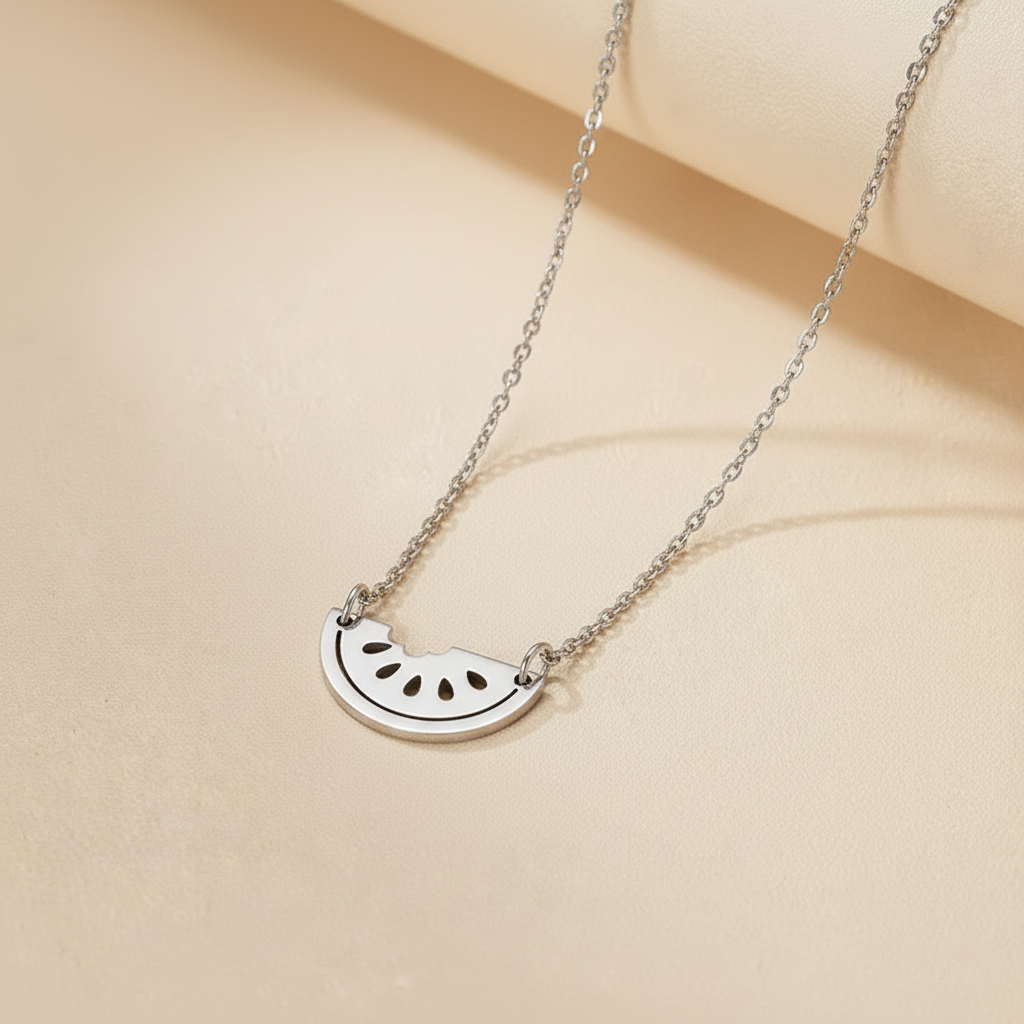 Watermelon Slice Pendant | Necklace