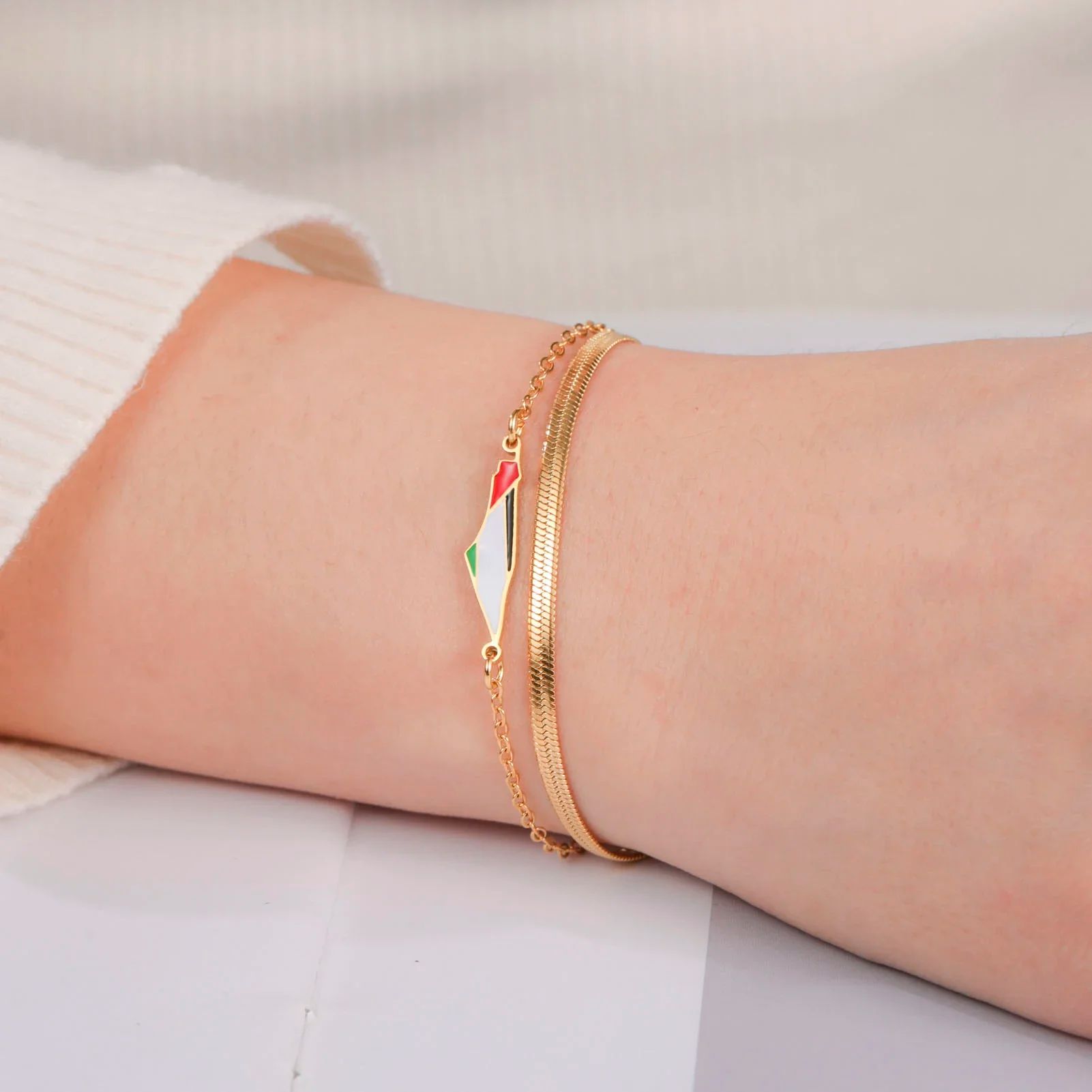 Stylish flag-themed | Bracelets