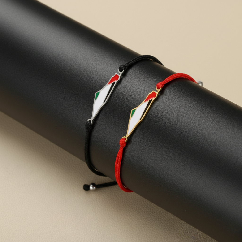 Elegant Thread Palestine Map | Bracelet