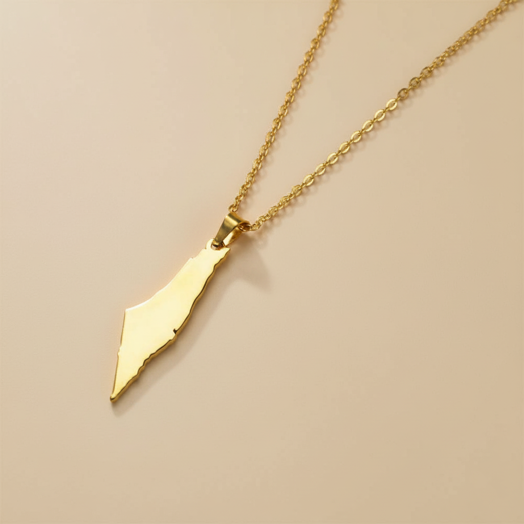 Gold Pen Nib Pendant | Necklace
