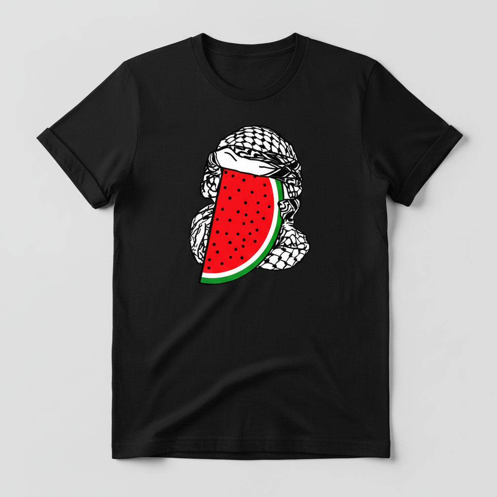Keffiyeh Watermelon Art T-Shirt