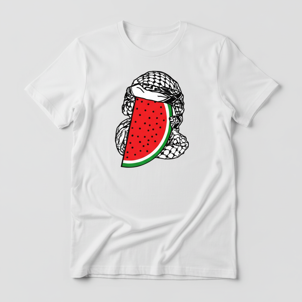Keffiyeh Watermelon Art T-Shirt