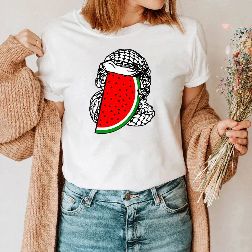 Keffiyeh Watermelon Art T-Shirt