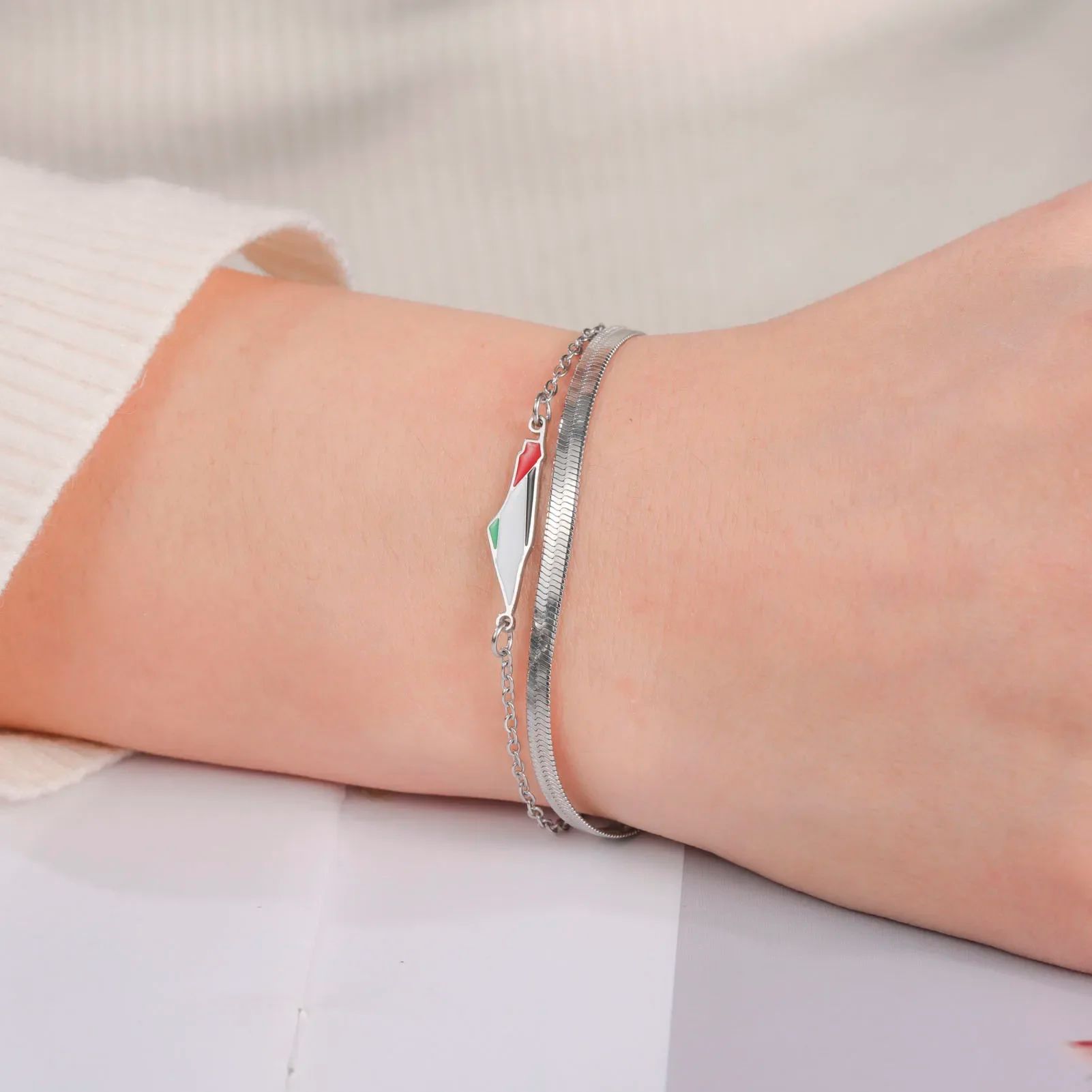 Stylish flag-themed | Bracelets