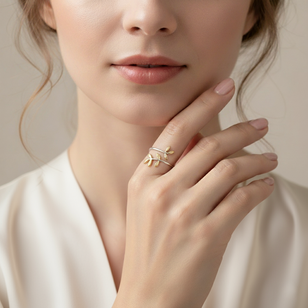 Gold Leaf Adjustable | Ring