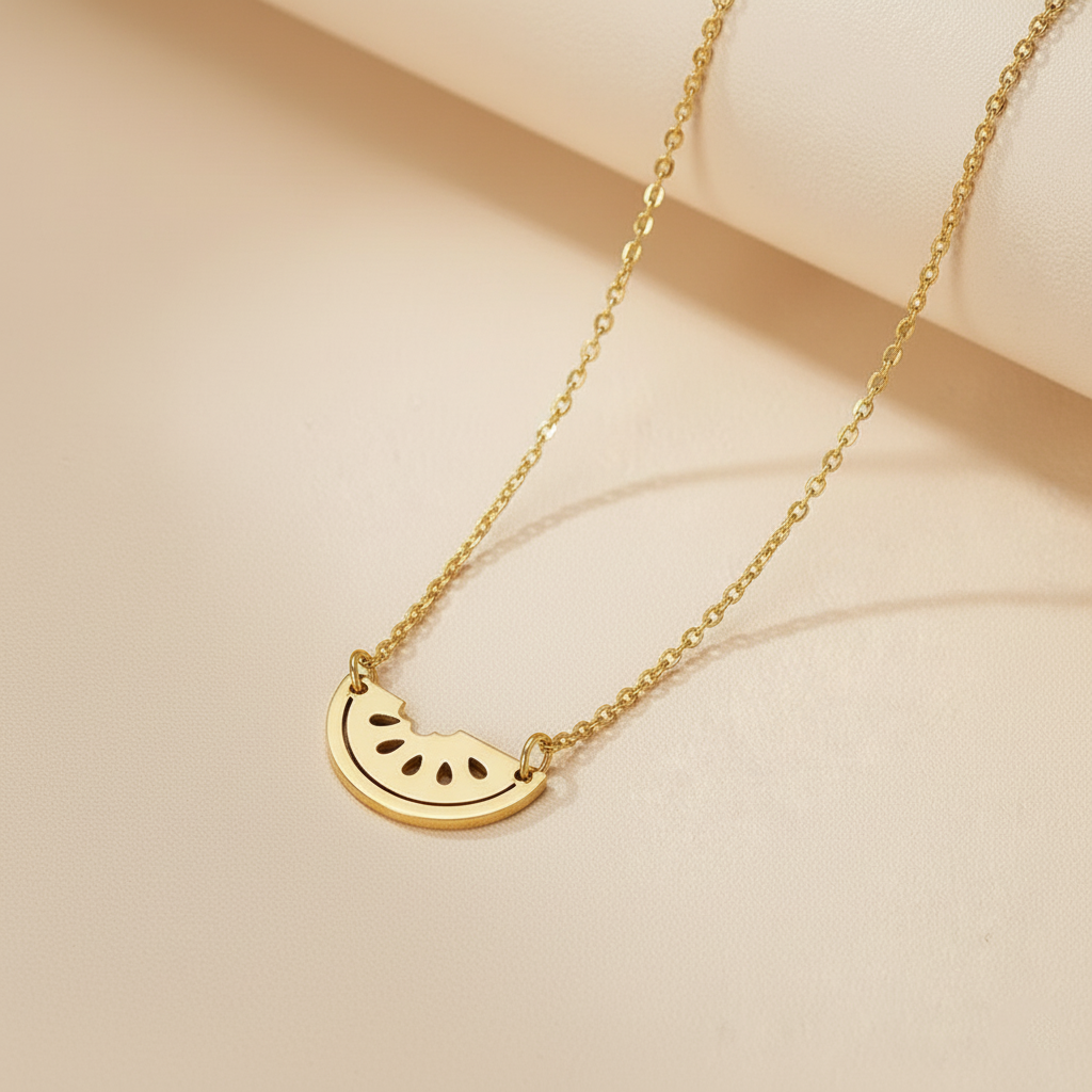 Watermelon Slice Pendant | Necklace