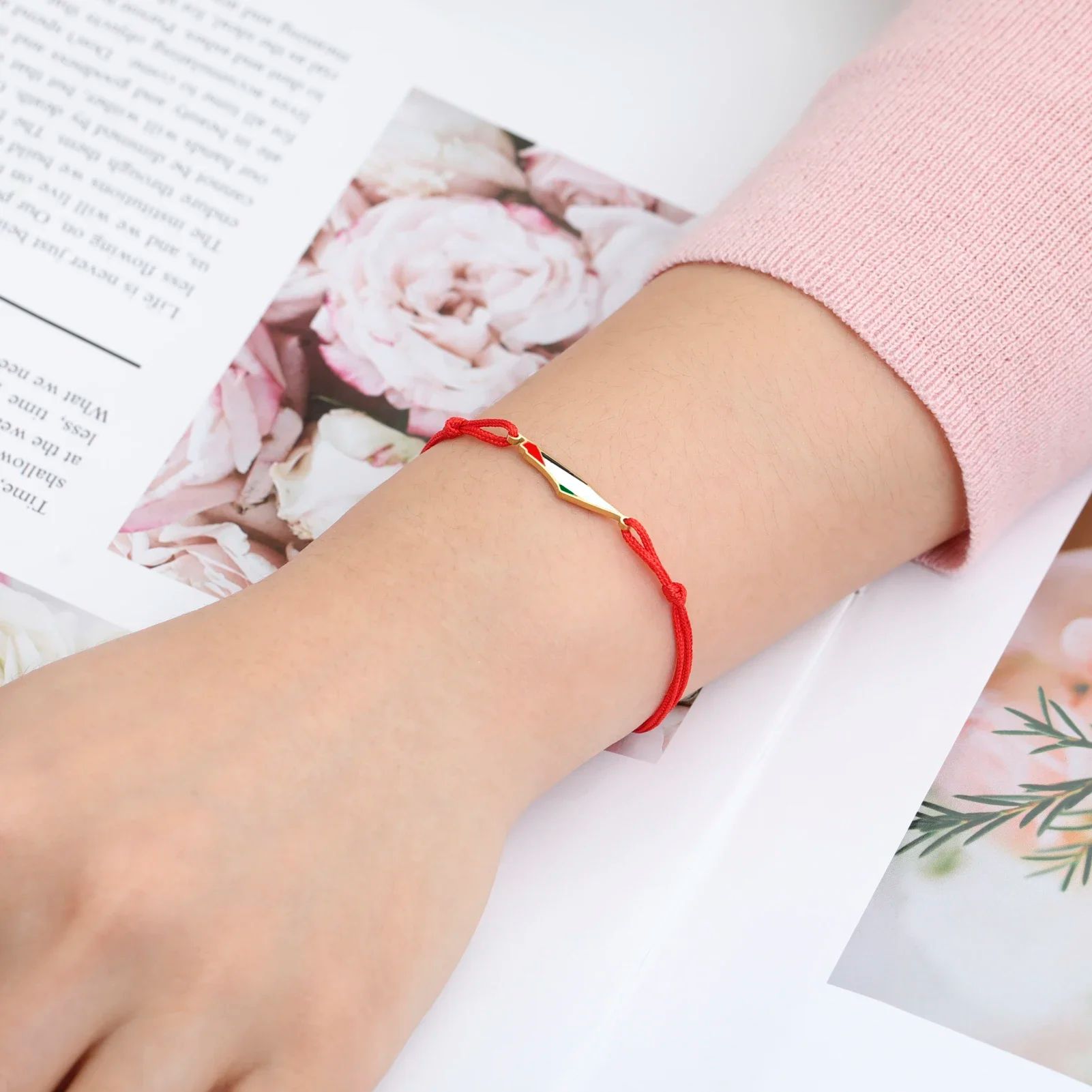 Elegant Thread Palestine Map | Bracelet