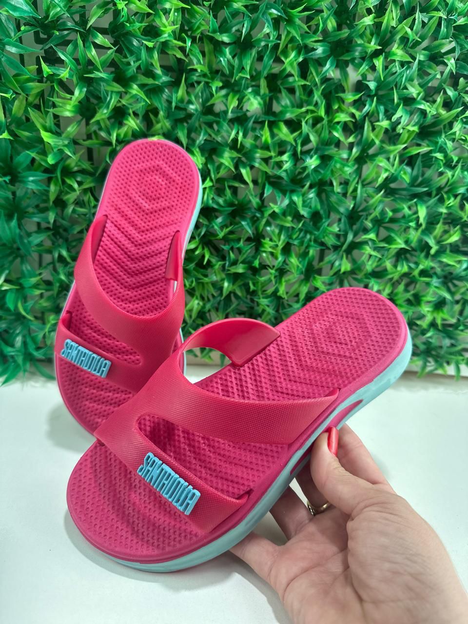 Pink Slide Sandals