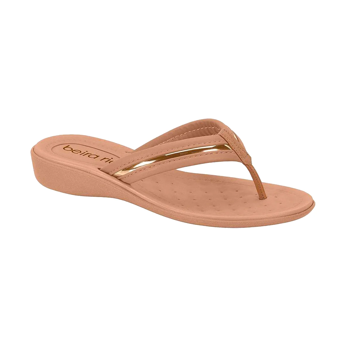 Chinelo Feminino Beira Rio Nude