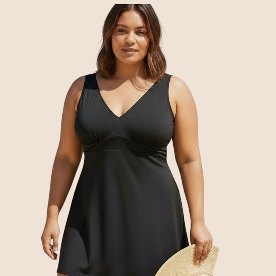 Vestido de baño negro